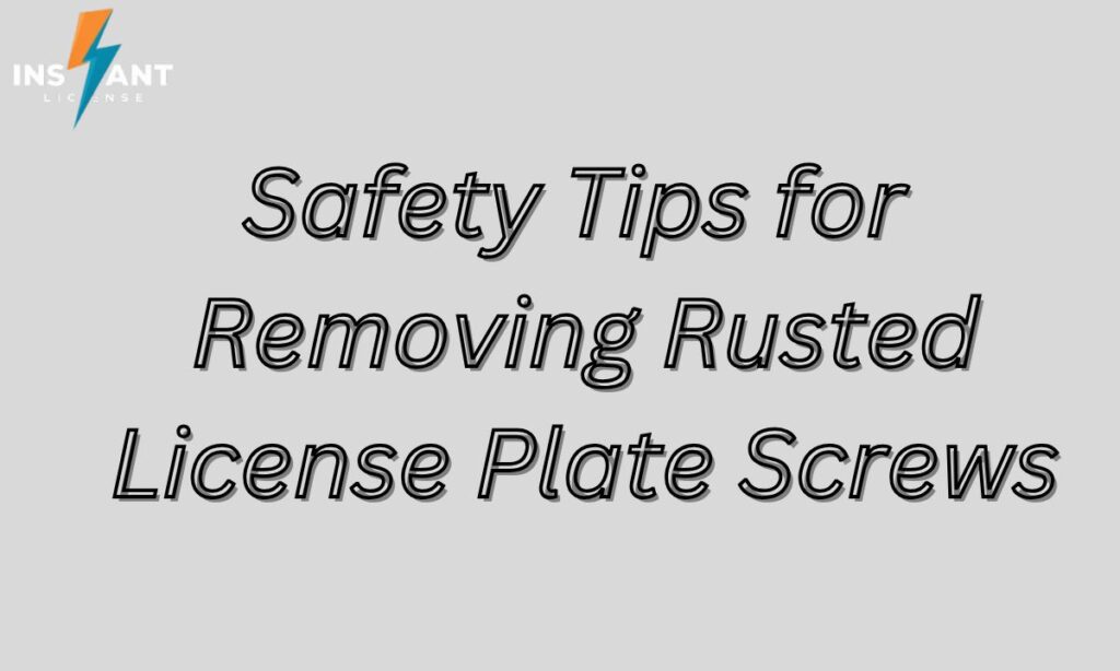 How to Easily Remove Rusted License Plate Screws with Pliers