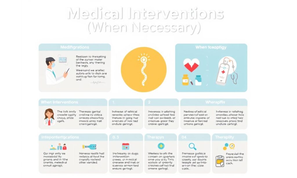 Medical Interventions (When Necessary)